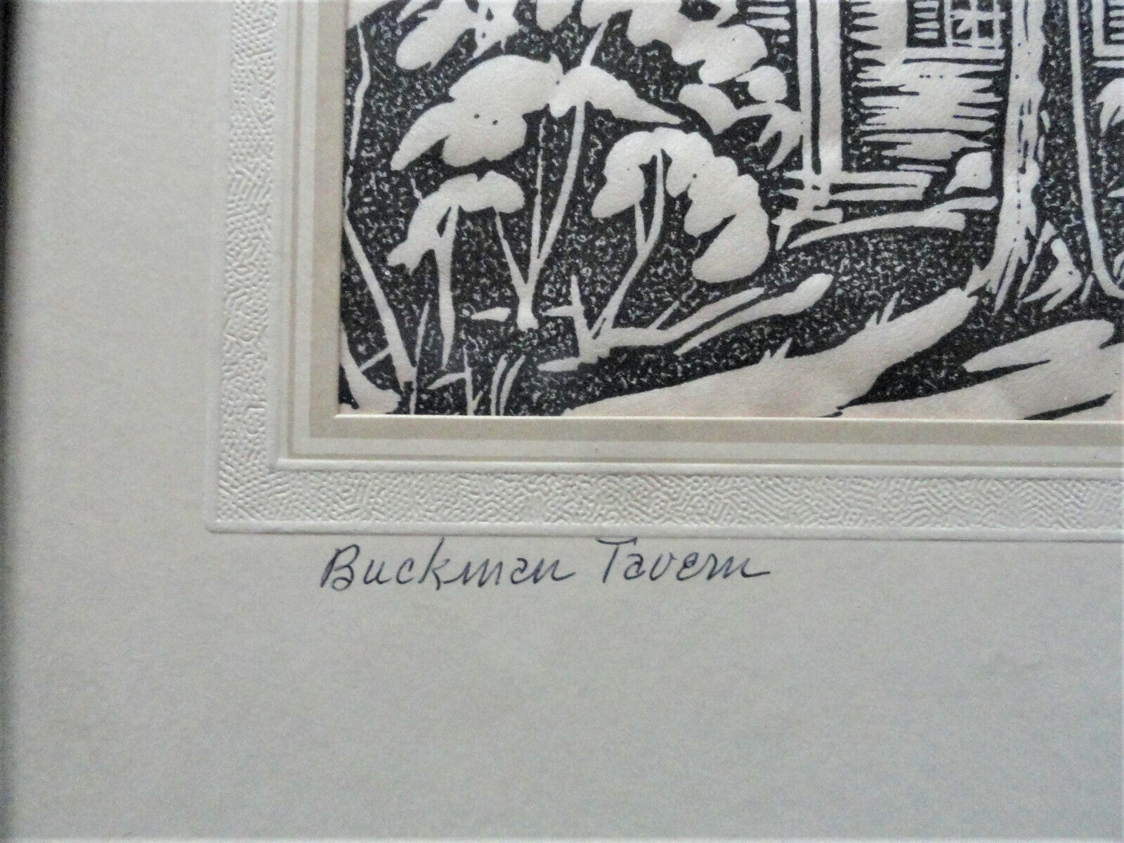 Buckman Tavern Massachusetts Block Print by Searleo
