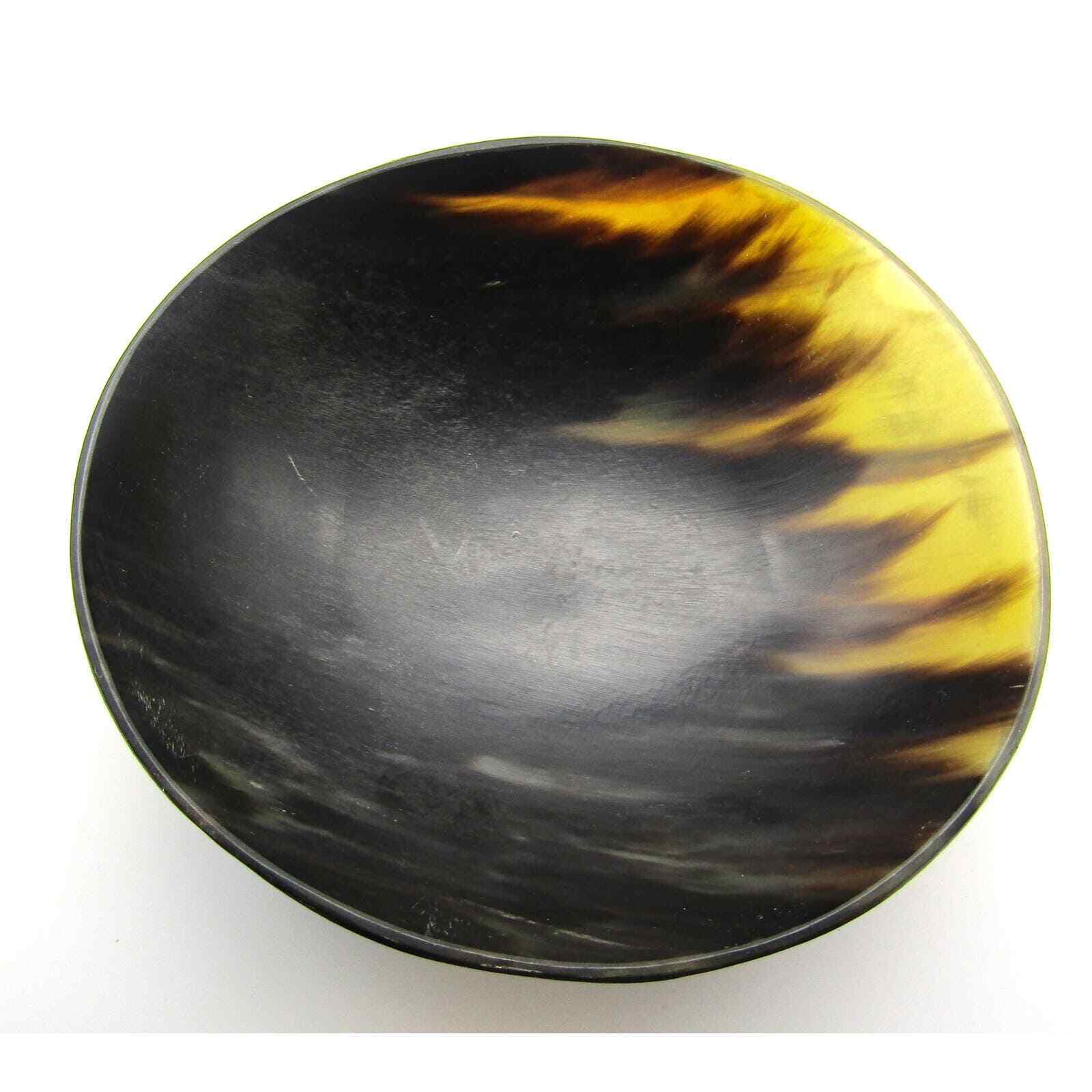 Cow Horn Bowl Large 9" Very Nice Color