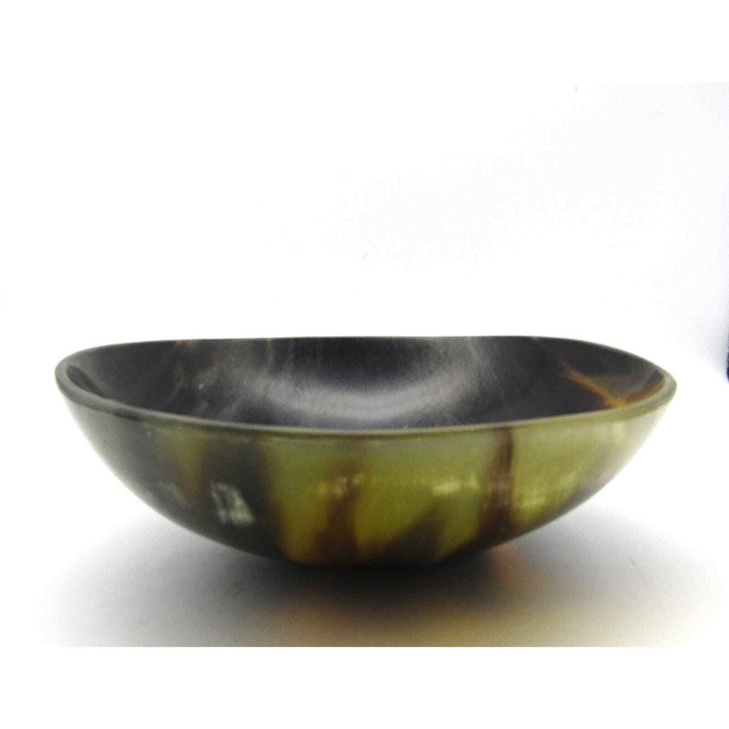 Cow Horn Bowl Large 9" Very Nice Color