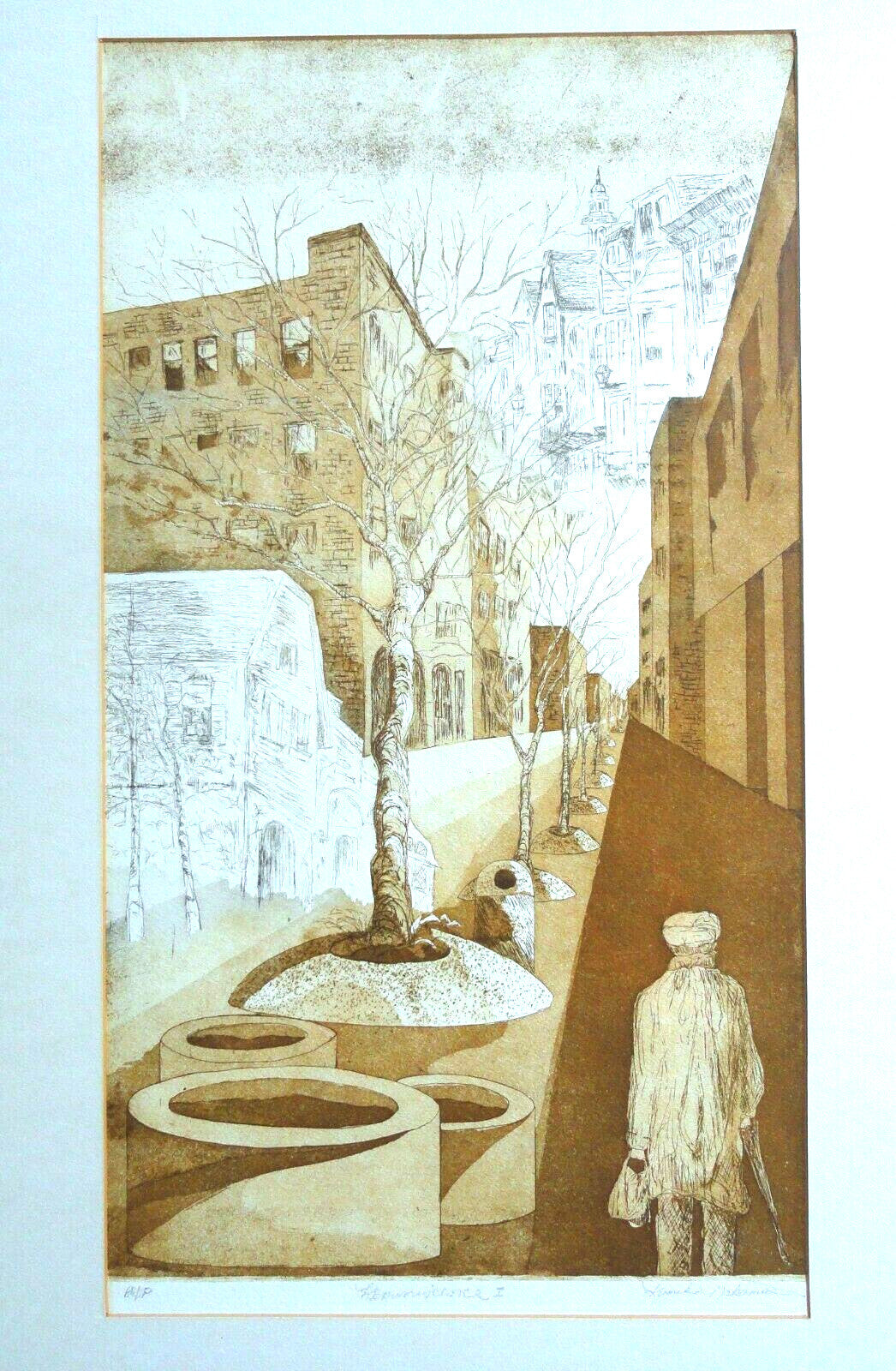 Kumiko Nakomedo, Japanese Artist Proof, Remembrance 1, Signed