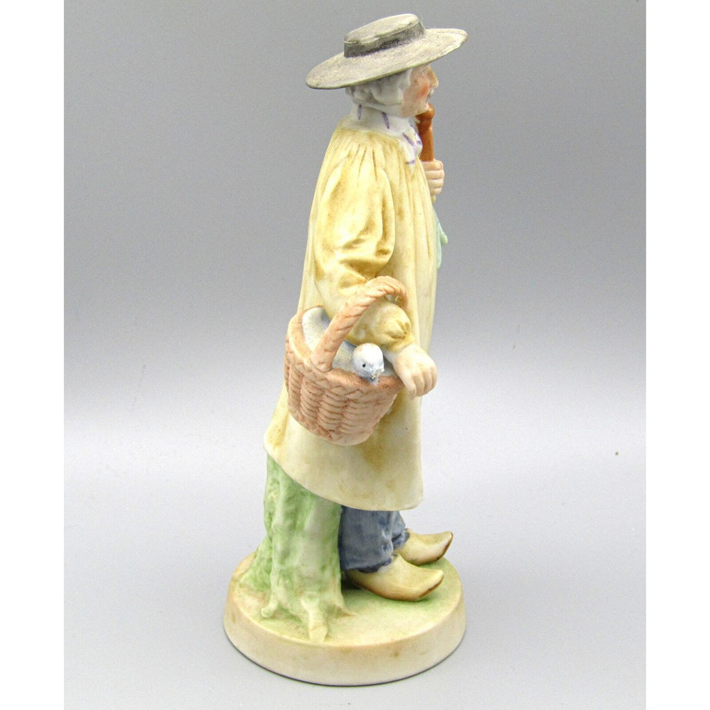 Andrea by Sadek Figurines Man with Umbrella and a Duck M-601 Marked & Label