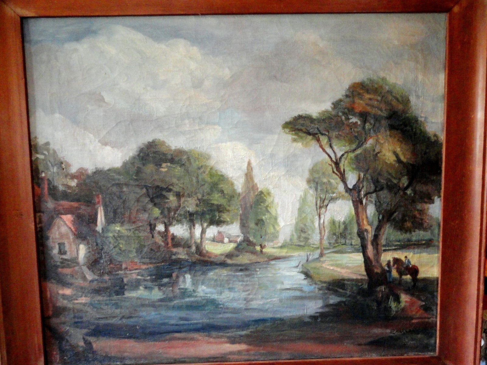 Elizabeth Parsons (1831-1897) Australian Landscape Artist, Oil on Canvas