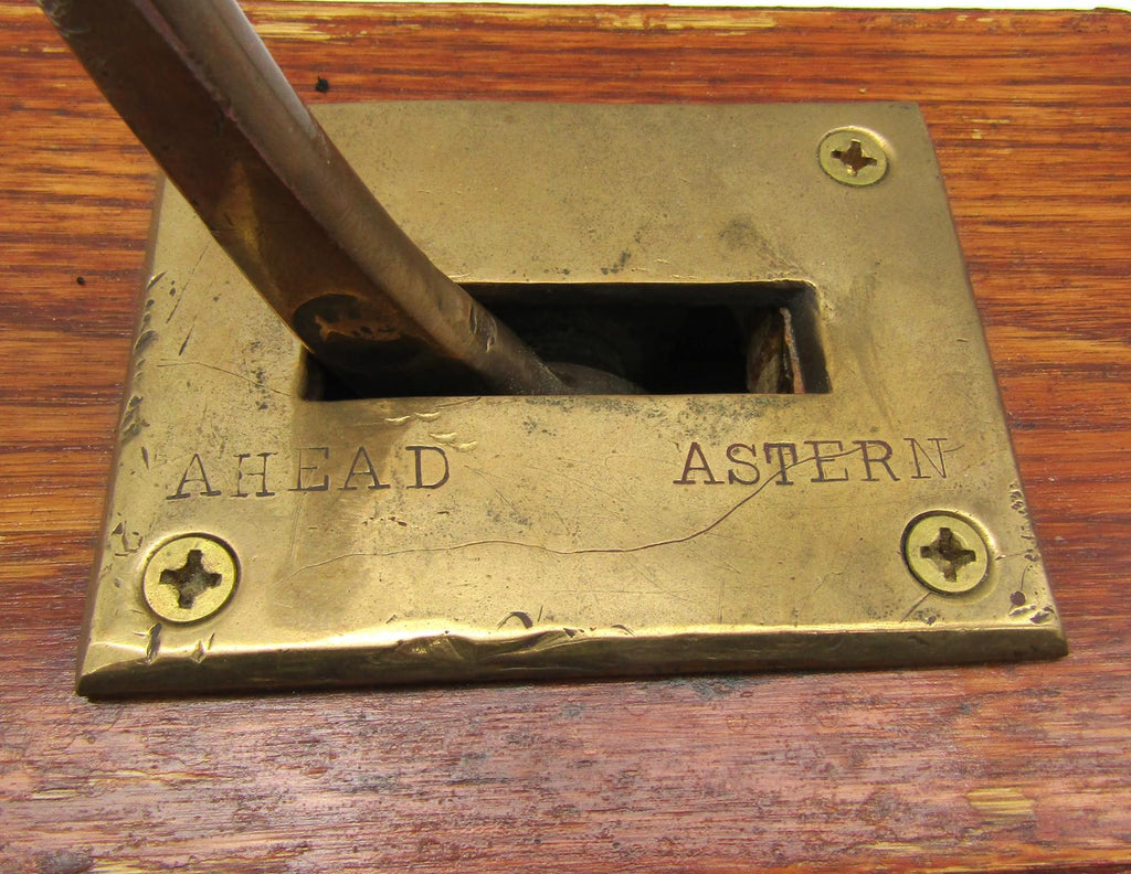 Authentic Antique A. Robinson Ship Telegraph – Original Patina 19th C Nautical