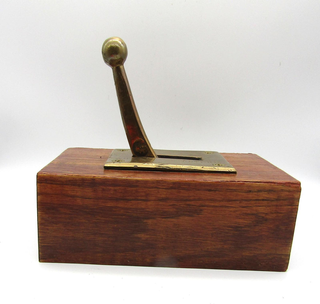 Authentic Antique A. Robinson Ship Telegraph – Original Patina 19th C Nautical