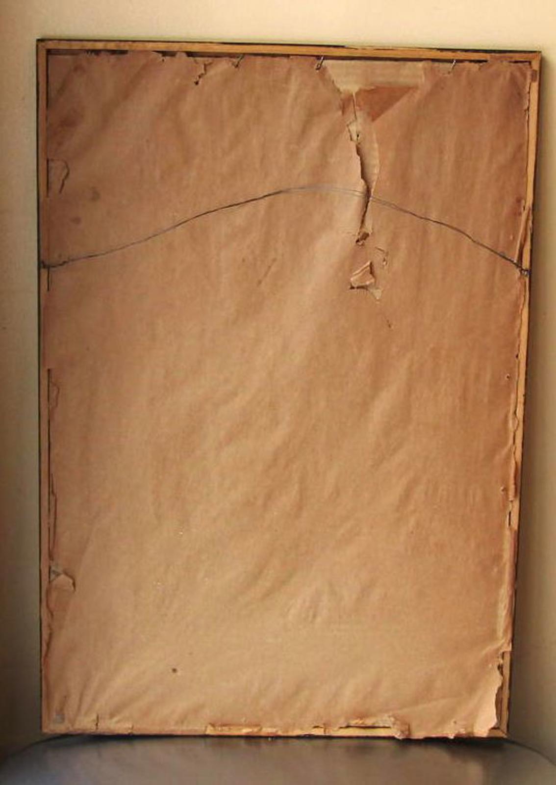 Antique Hashiguchi Goyo Woodblock Woman in a Long Undergarment 1920 Mica Emboss