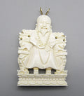 Carved Figurine Pendant Chinese Emperor Pendant, GF L'Fonts Ltd.