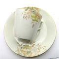 O P Co Syracuse China Demitasse Cup Floral Design EC