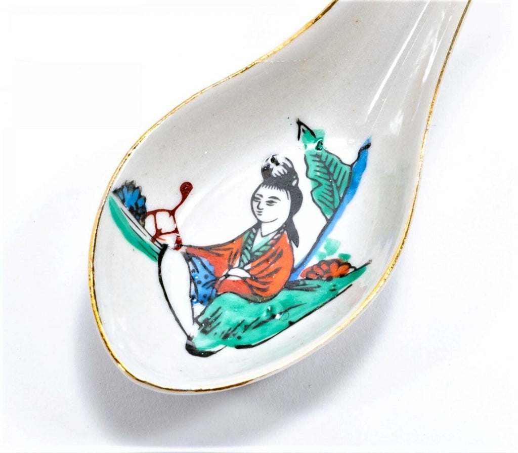 Chinese Famille Rose Bowls and Spoons, Signed, Early 20th Century