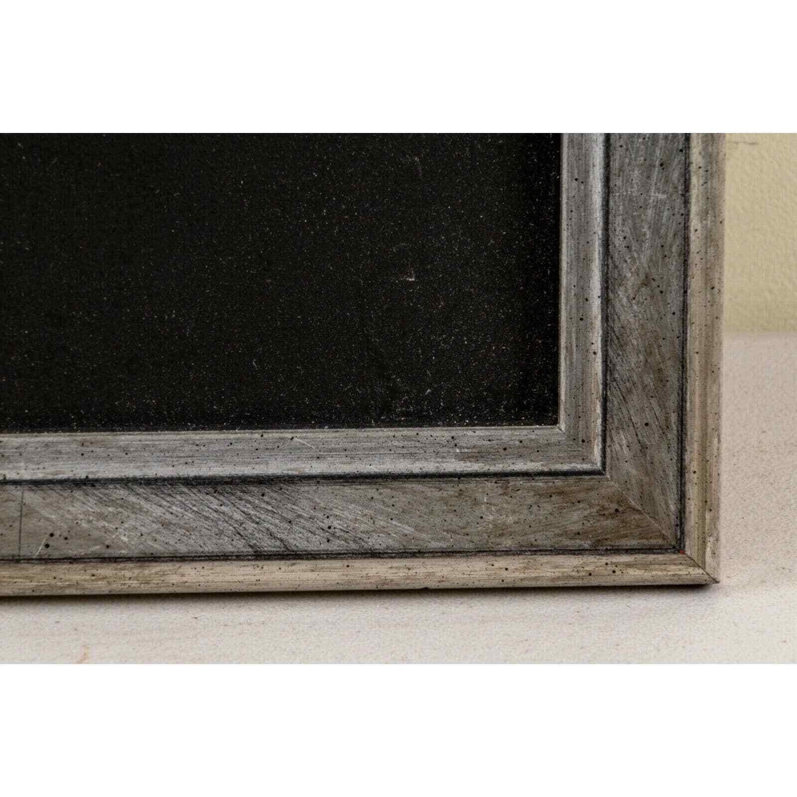 Metal Mask Art with Tribal Symbols Framed Under Glass