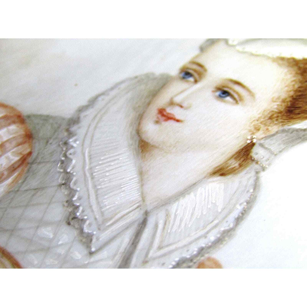Miniature Portrait Madame Stuart by Adolphe Alexandre Lesrel