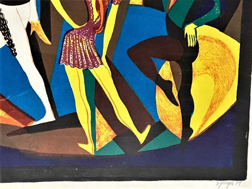 The Dancers Lithograph Signed and Numbered Dated 1974