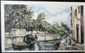 Mary Ann Lis Gondola   Pencil SIGNED NUMBERED 200/1000  Lithograph LISTED ARTIST