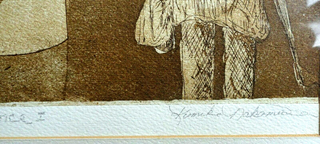 Kumiko Nakomedo, Japanese Artist Proof, Remembrance 1, Signed