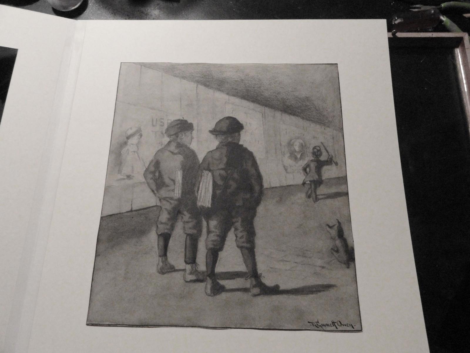Robert Emmett Owen (1878-1957) Pencil Drawing, Eric Pepe School of Art, RARE!!!