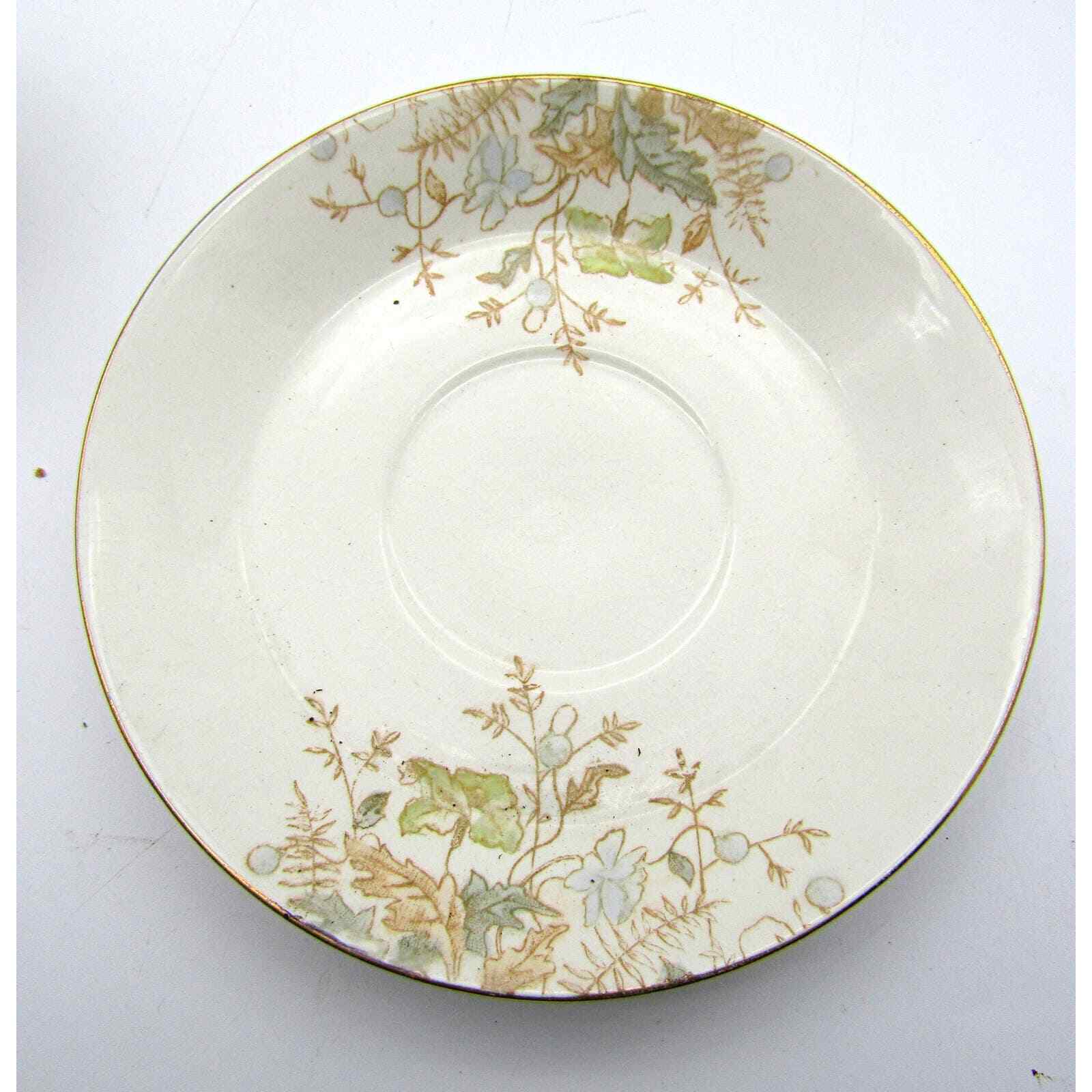 O P Co Syracuse China Demitasse Cup Floral Design EC