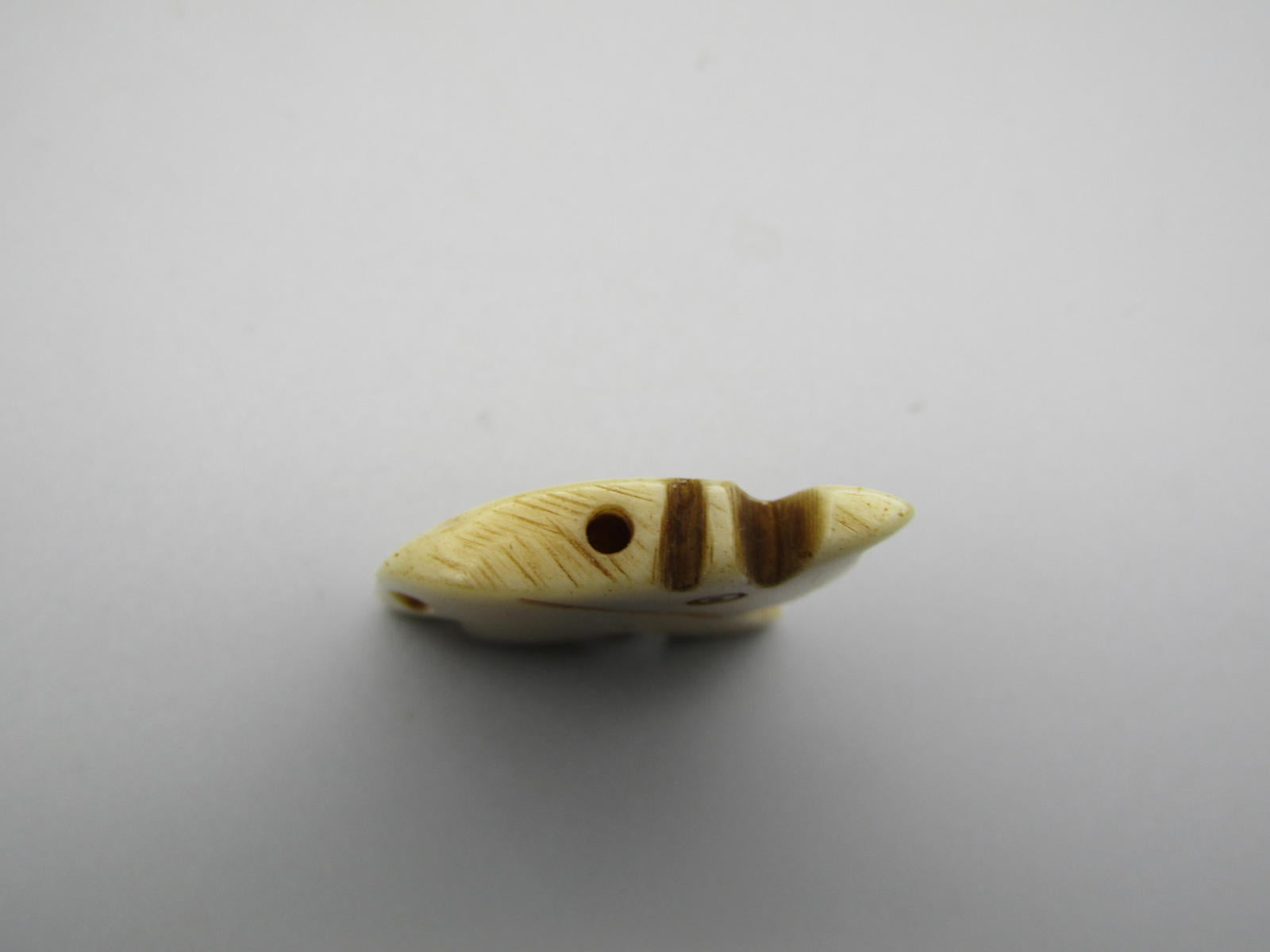 Vintage Carved Elephant Figurine Bead
