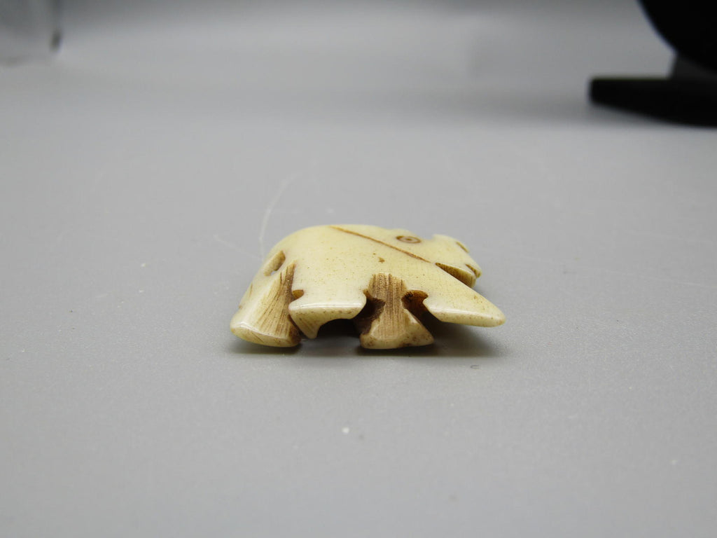 Vintage Carved Elephant Figurine Bead