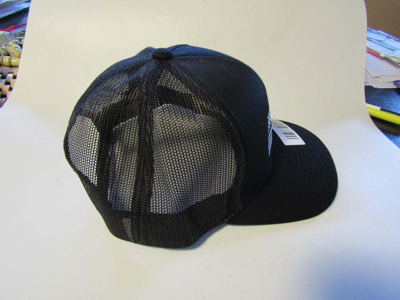 Black Mesh Back Baseball Cap Patriotic Embroidery Beer, Bacon, Guns, Freedom NEW