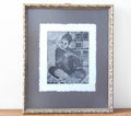 Ruth Leaf "Flute Player" Signed Woodcut Print 2nd State 145/150 Mid Century Art
