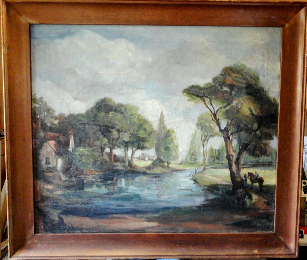 Elizabeth Parsons (1831-1897) Australian Landscape Artist, Oil on Canvas