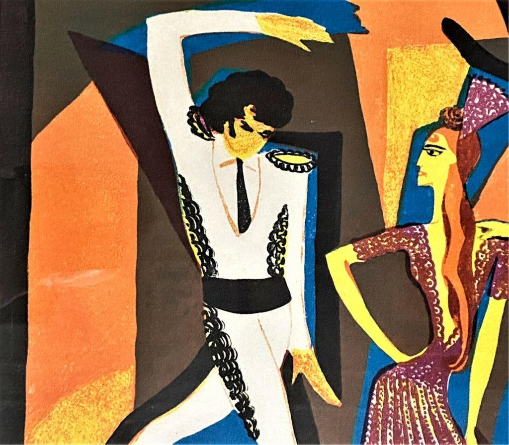 The Dancers Lithograph Signed and Numbered Dated 1974