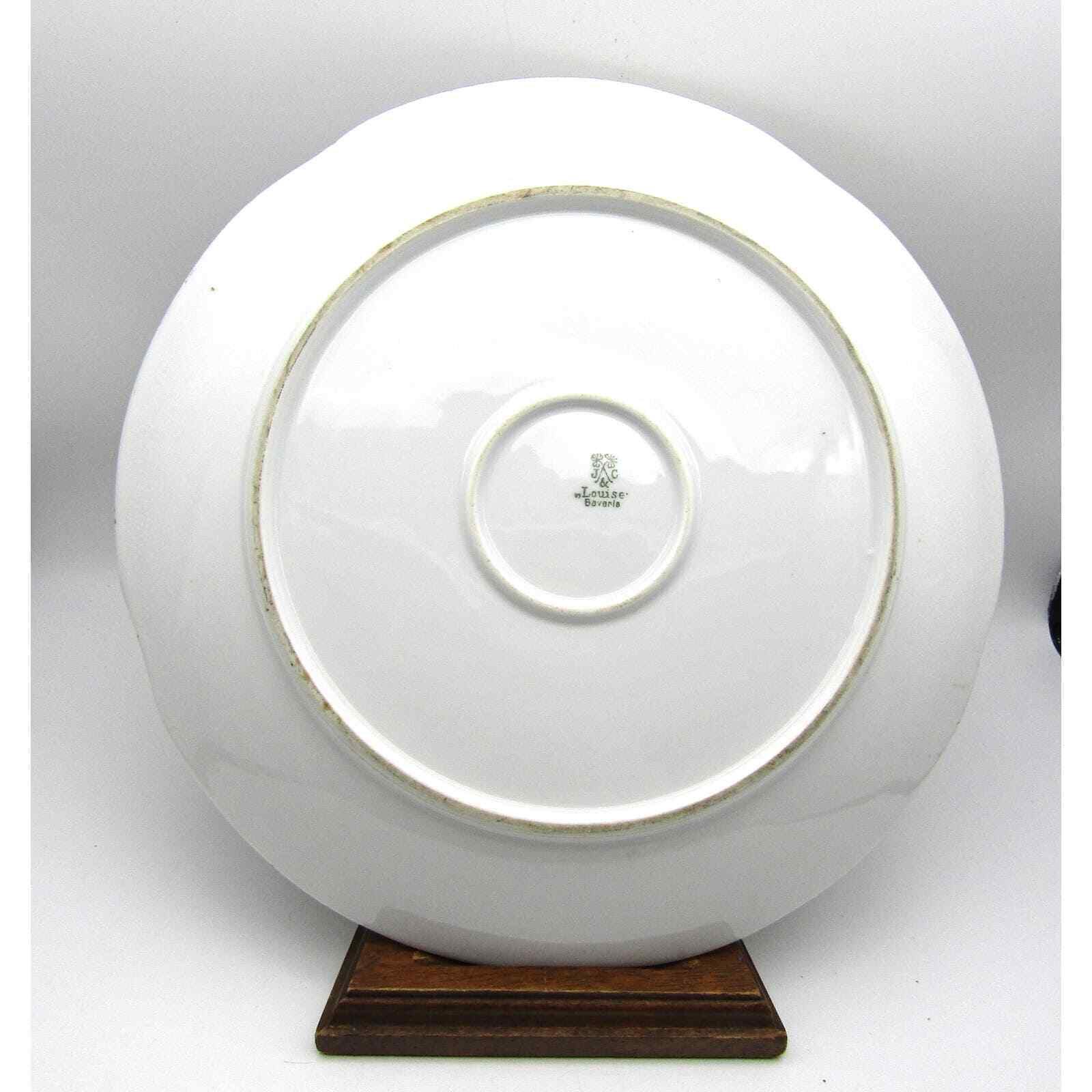 J&C Bavaria Louise Charger Hand Painted Fruit Signed by H. Koch c1898