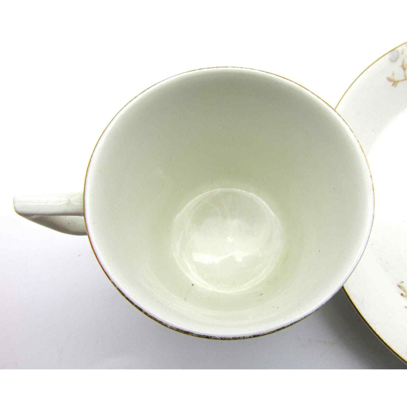 O P Co Syracuse China Demitasse Cup Floral Design EC