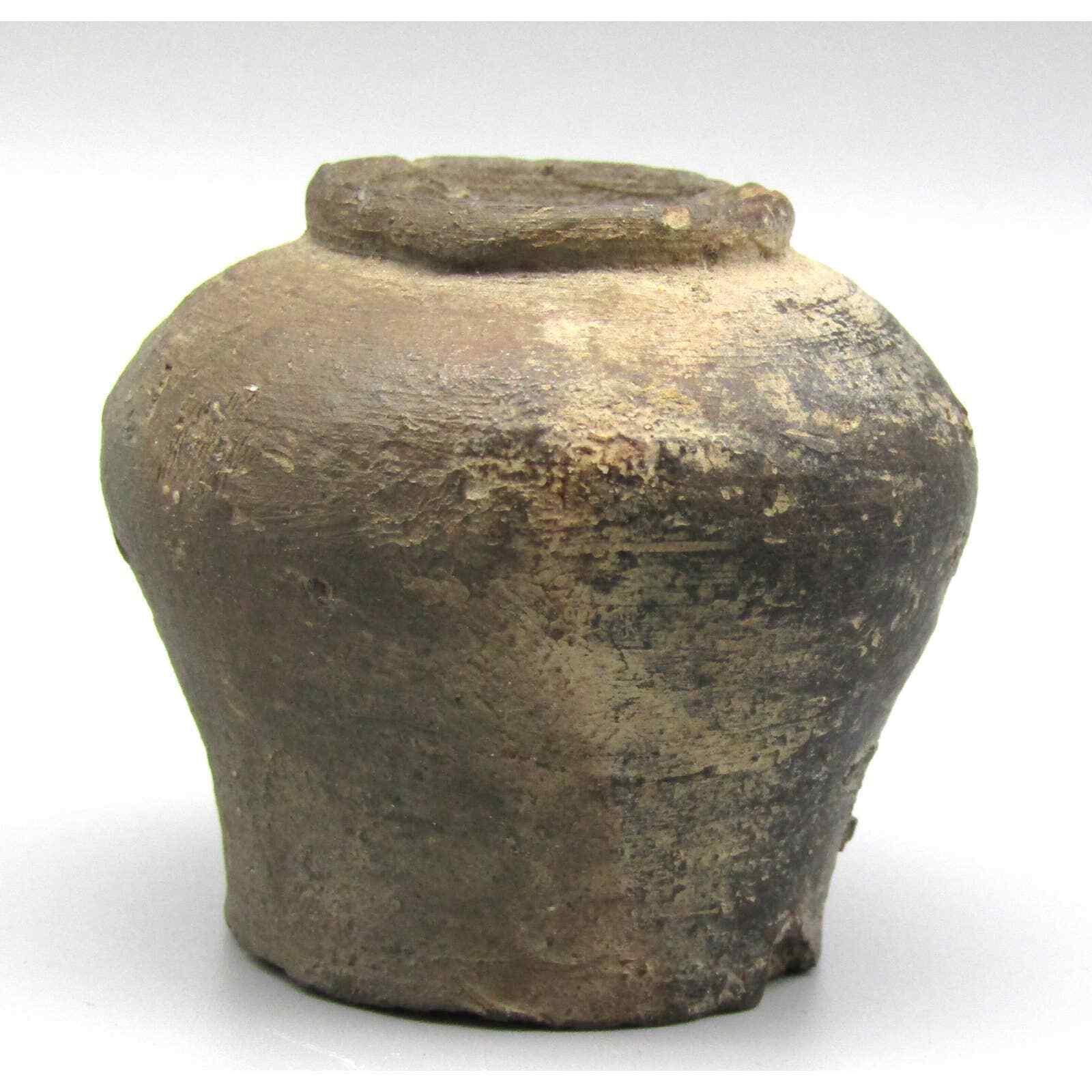 Han Dynasty Pottery Small Jar 206 BC to 220 AD