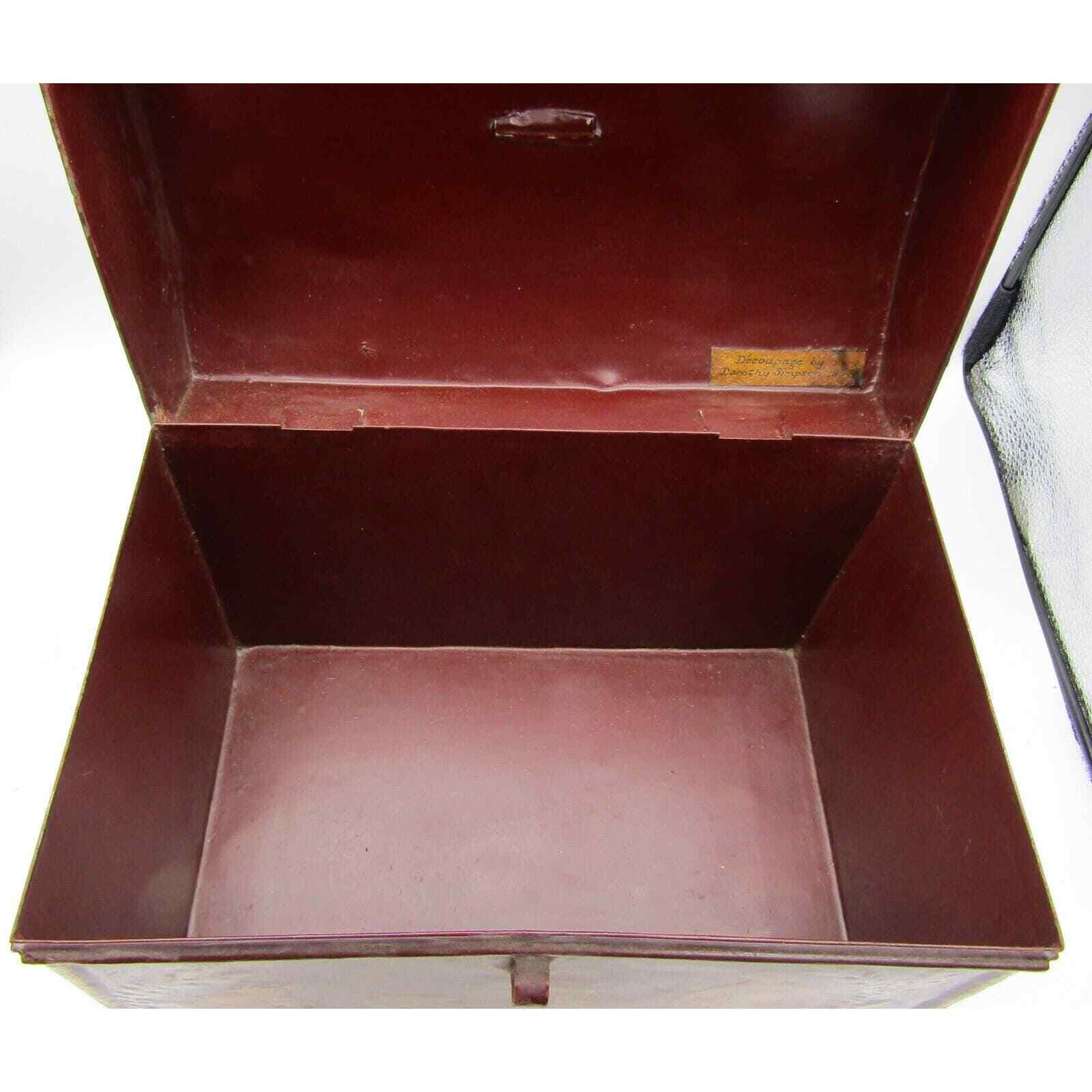 DECOUPAGE Document Box by Dorothy Simpson Dated 1955 English Noblemen Unique