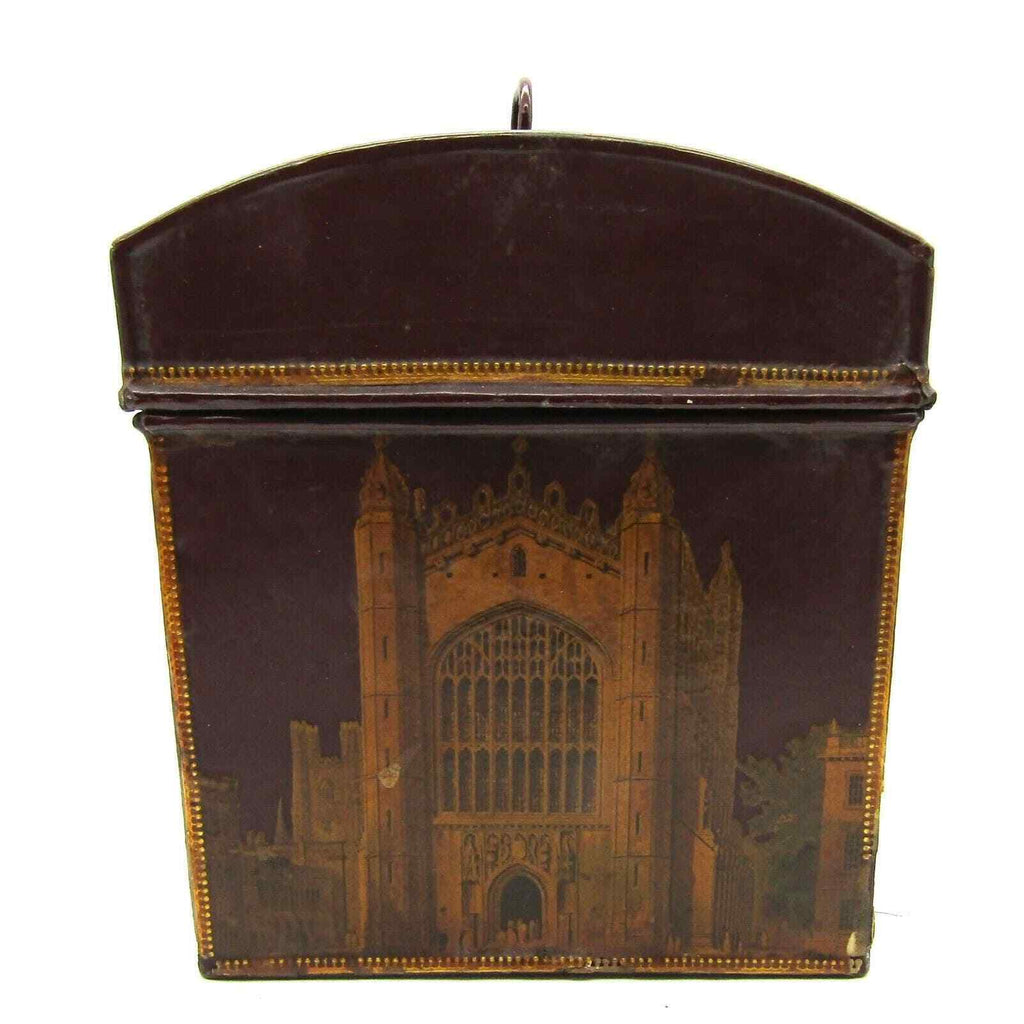 DECOUPAGE Document Box by Dorothy Simpson Dated 1955 English Noblemen Unique