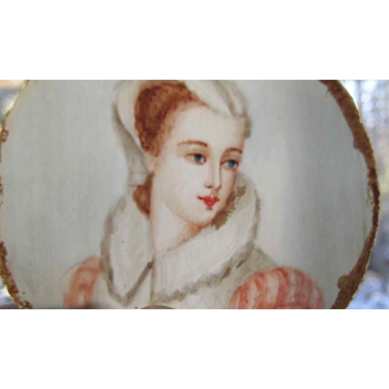 Miniature Portrait Madame Stuart by Adolphe Alexandre Lesrel