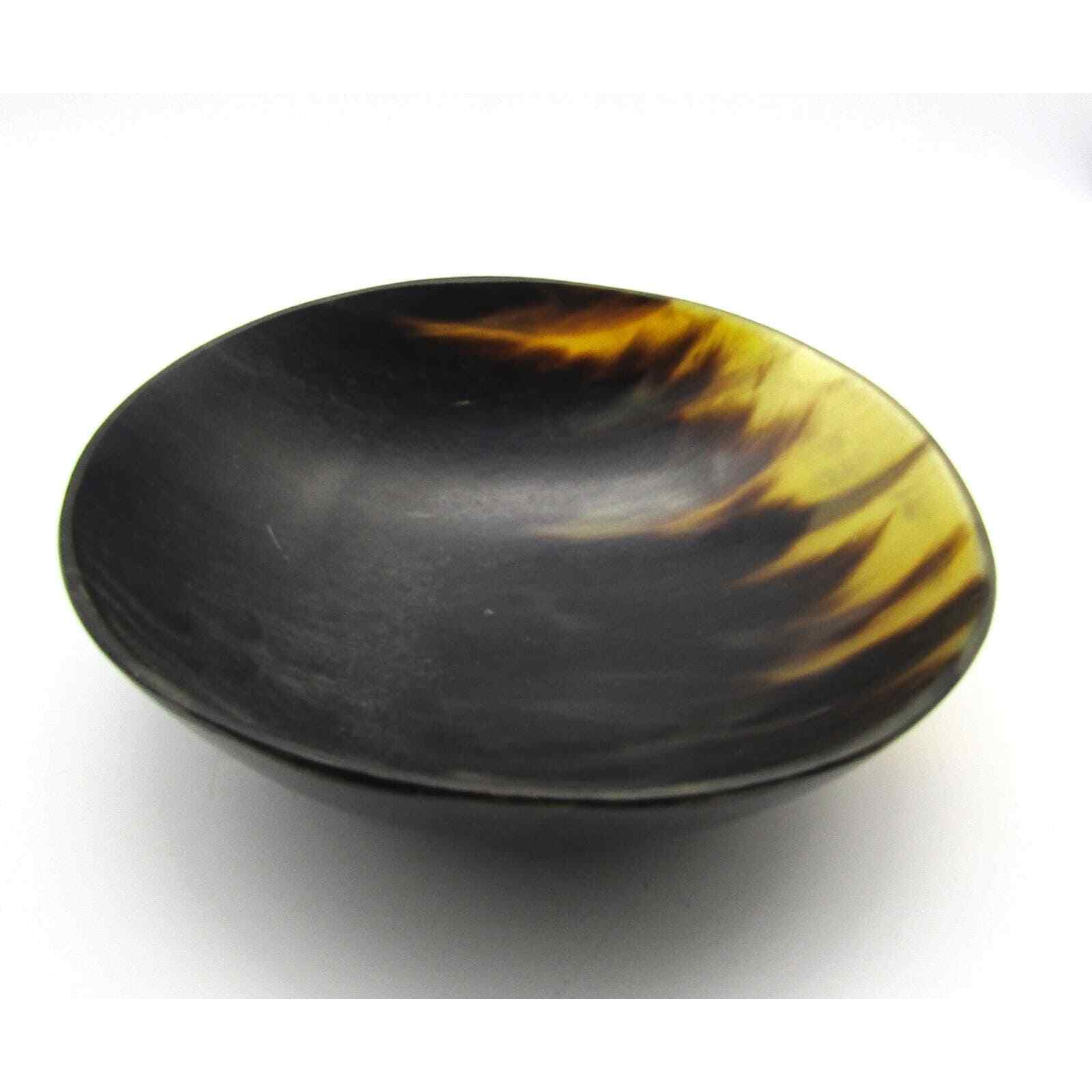Cow Horn Bowl Large 9" Very Nice Color