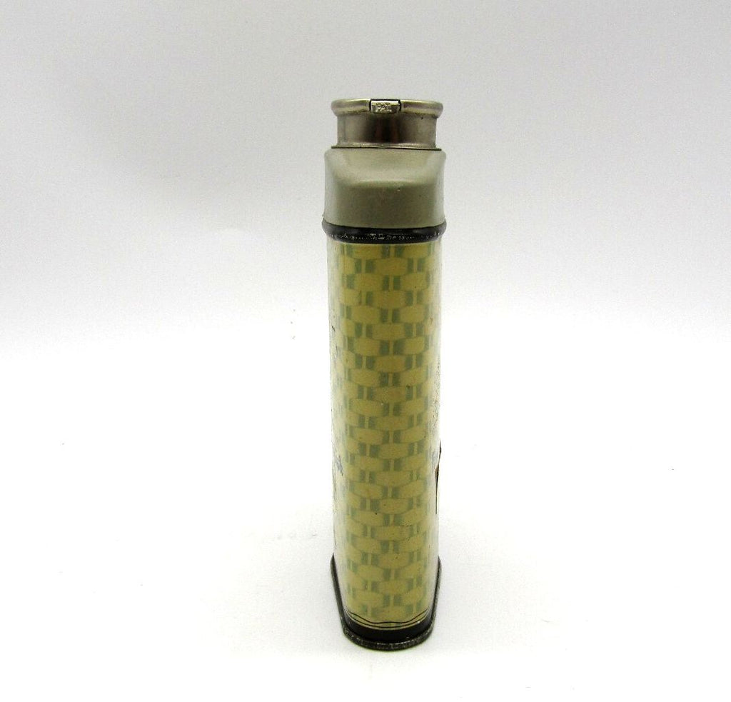 Vintage 1940s Fenwicke Old English Lavender Talc Tin Shaker Apothecary