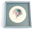 Armand Henrion Signed Etching 2/500 "Pierrot" Framed Clown Art