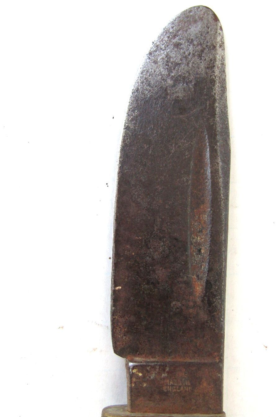 Vintage Wade & Butcher England Fixed Blade Boone Knife w/ Leather Wrapped Handle