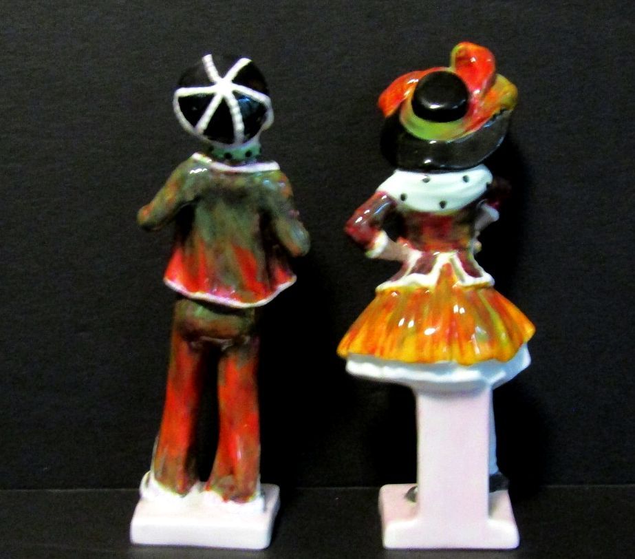 Vintage Royal Doulton Pearly Boy Girl Figurines HN2035 HN2036 Pair Mint 1951 Set