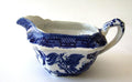 Antique Dudson Wilcox Till Blue Willow Scalloped Creamer Ironstone