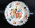 Henriot Quimper France 114 Hand Painted Bird Faience Plate Vintage