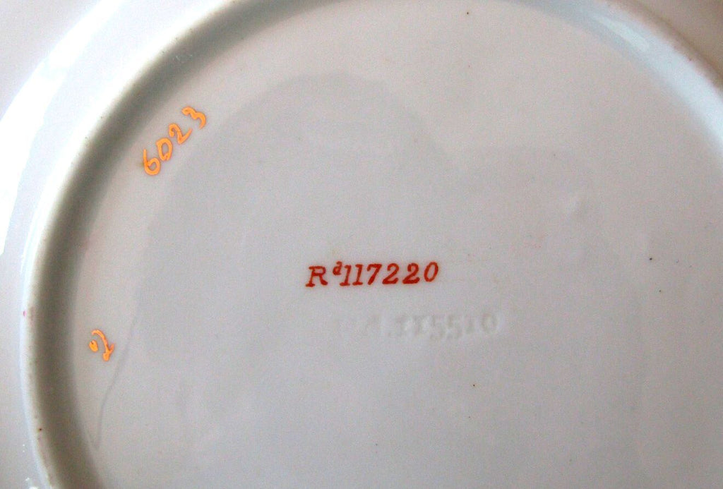 Antique Wileman Foley Pre-Shelley Daisy Shape Jungle Print 7.25" Tea Side Plate