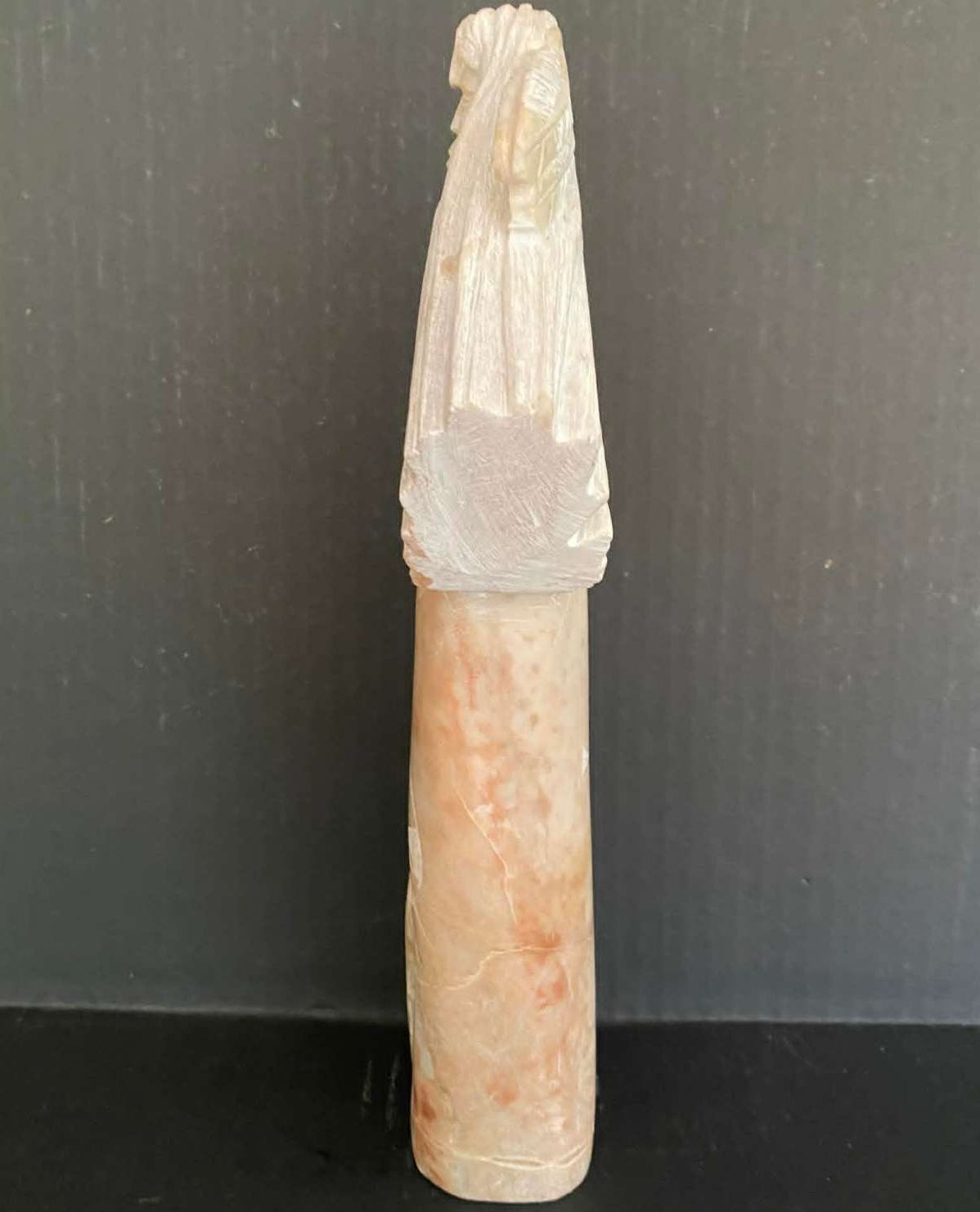 1992 Navajo Alabaster Sculpture Michael J Chee Native American Stone Art
