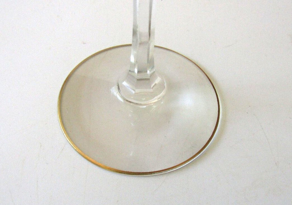 St. Louis Crystal Beethoven Chartreuse Green Cocktail Glass 4.25" Antique