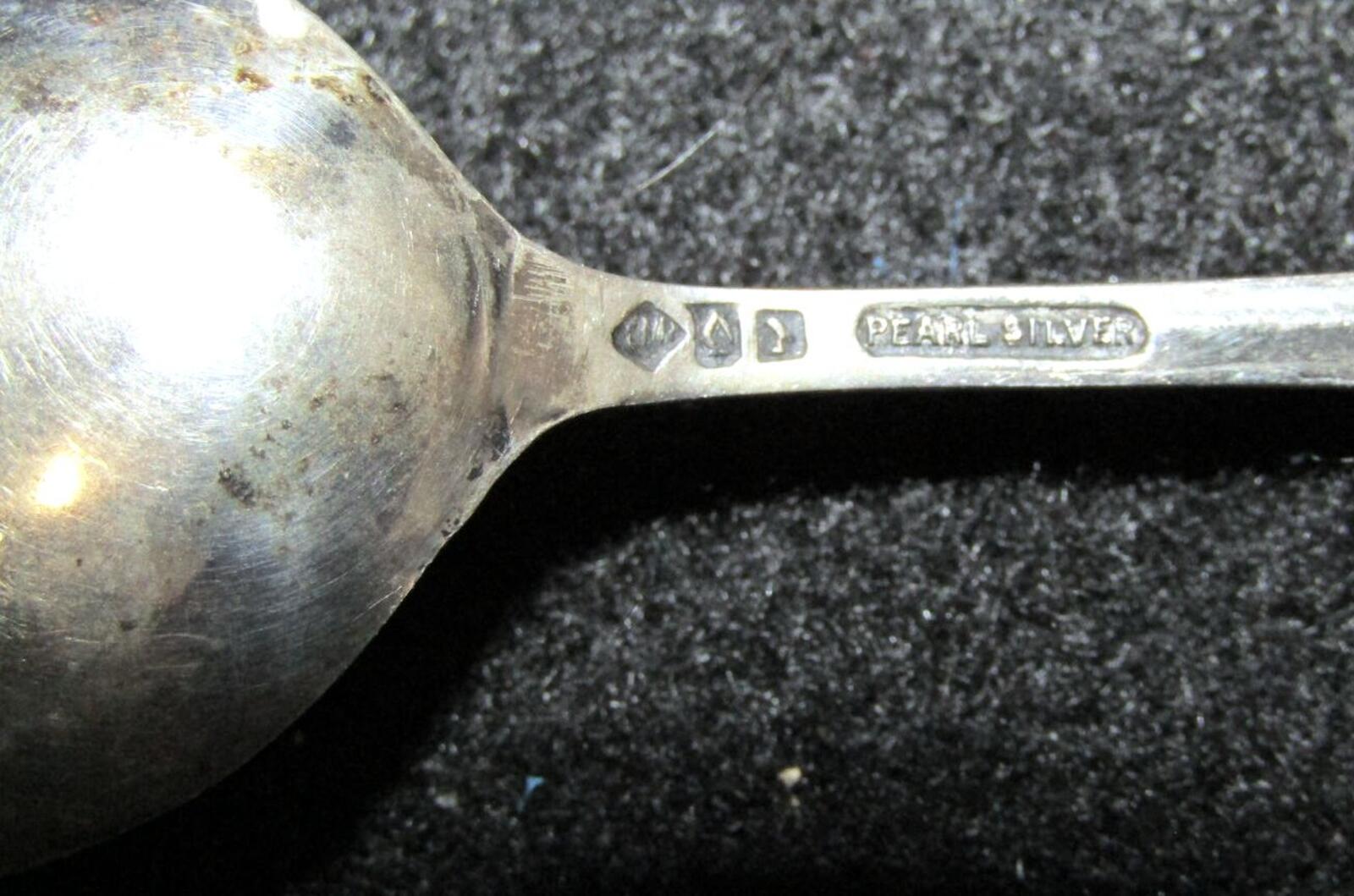 Vintage Antique Souvenir Spoon Lot 4pc Rhode Island Virginia Holland White Mts