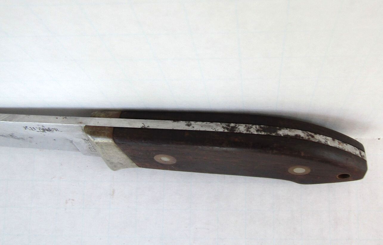 Vintage 1970s Khyber Model 2720 Hunting Knife Made in Japan Seki Stainless Steel