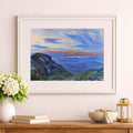 Robert Noel Blair Original Watercolor Landscape Painting Framed Mid Century Art