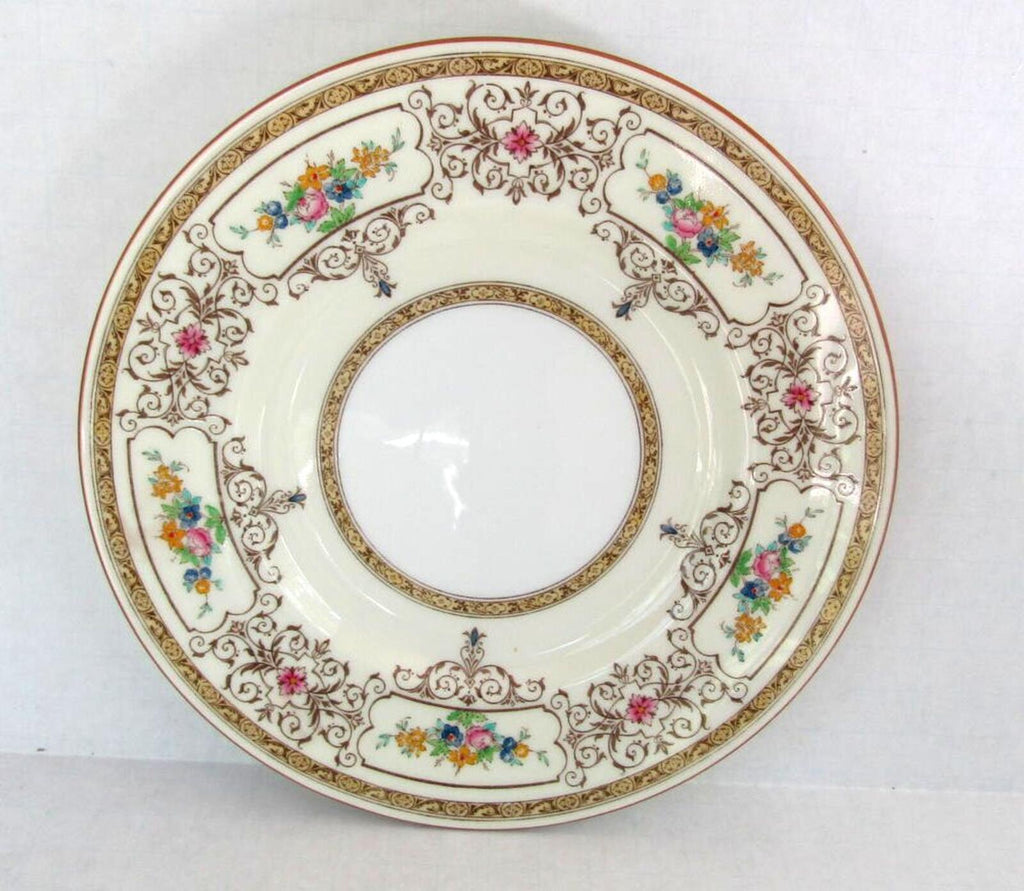 Vintage Minton Cambridge Brown B1323 8.75" Bone China Luncheon Plate