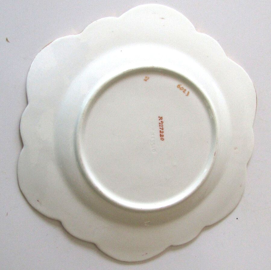Antique Wileman Foley Pre-Shelley Daisy Shape Jungle Print 7.25" Tea Side Plate