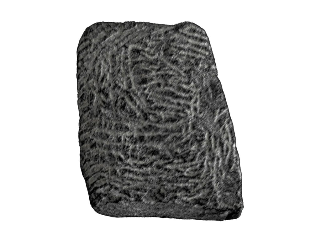 Antique Chinese Hand Carved Black Soapstone Plaque Apsaras Deva Fragment 6 Inch