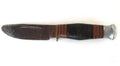 Vintage Wade & Butcher England Fixed Blade Boone Knife w/ Leather Wrapped Handle