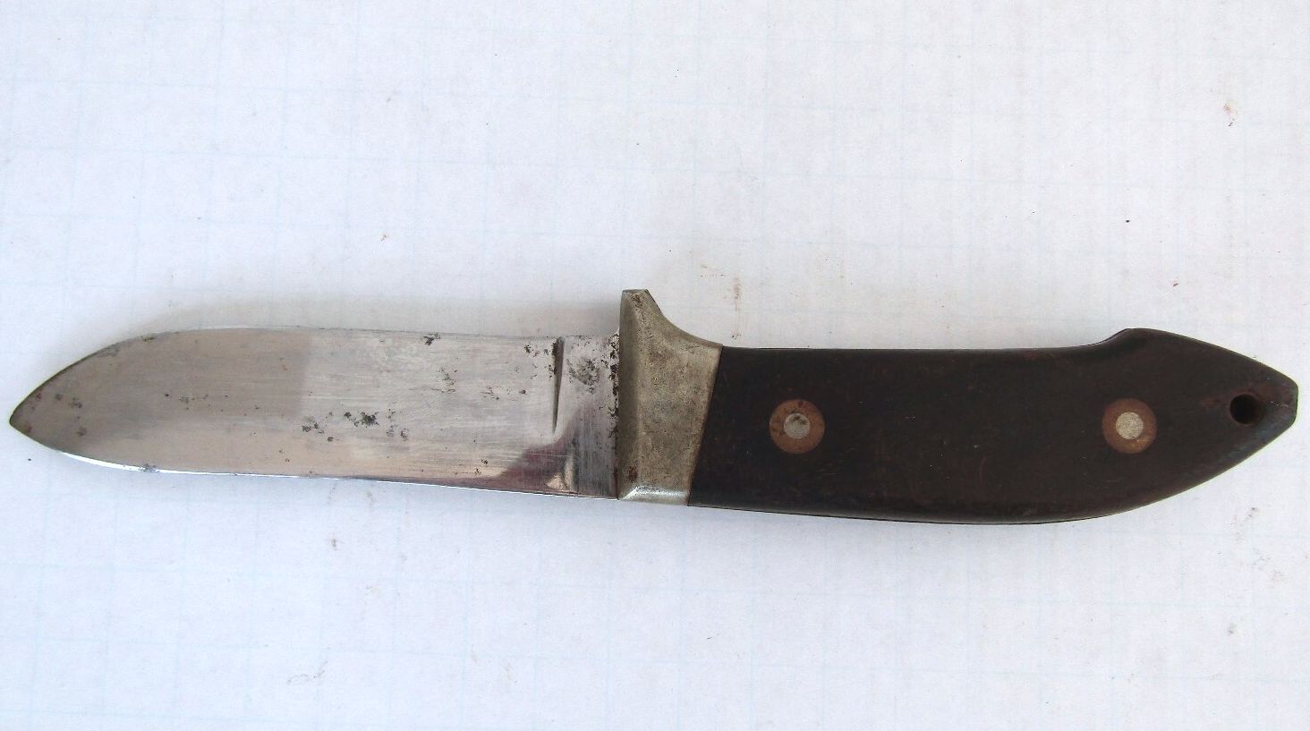 Vintage 1970s Khyber Model 2720 Hunting Knife Made in Japan Seki Stainless Steel
