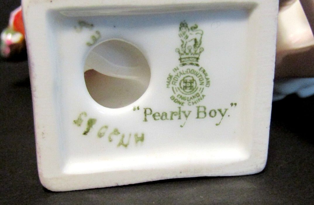 Vintage Royal Doulton Pearly Boy Girl Figurines HN2035 HN2036 Pair Mint 1951 Set